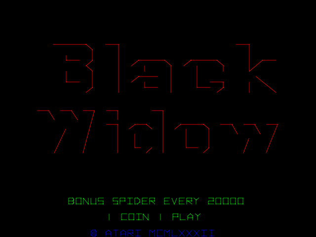 Black Widow Title Screen